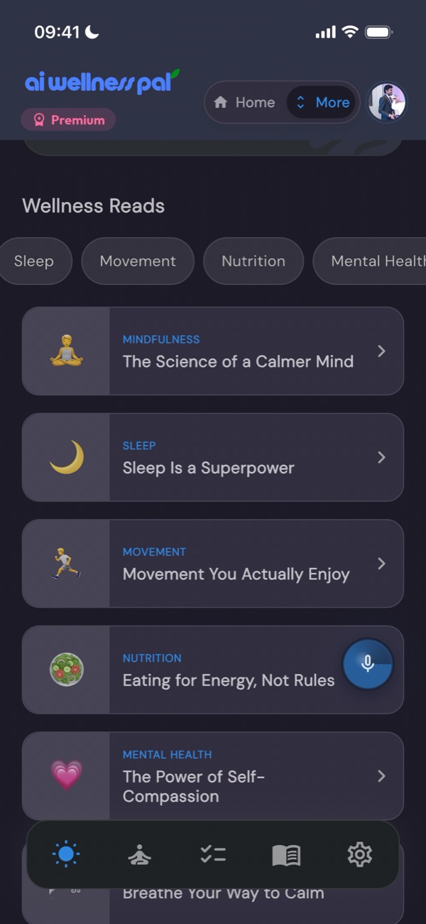 Wellness reads on sleep, movement, nutrition and mental health